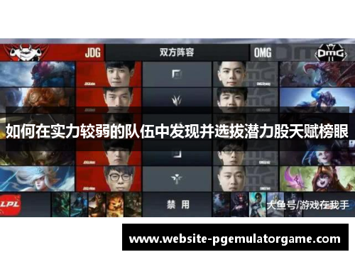 如何在实力较弱的队伍中发现并选拔潜力股天赋榜眼